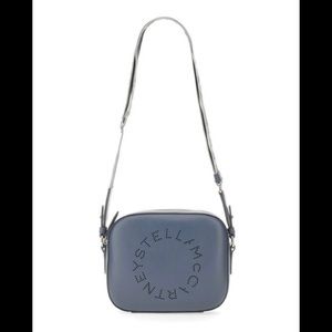 Stella McCartney Blue Mini Camera Bag With Logo